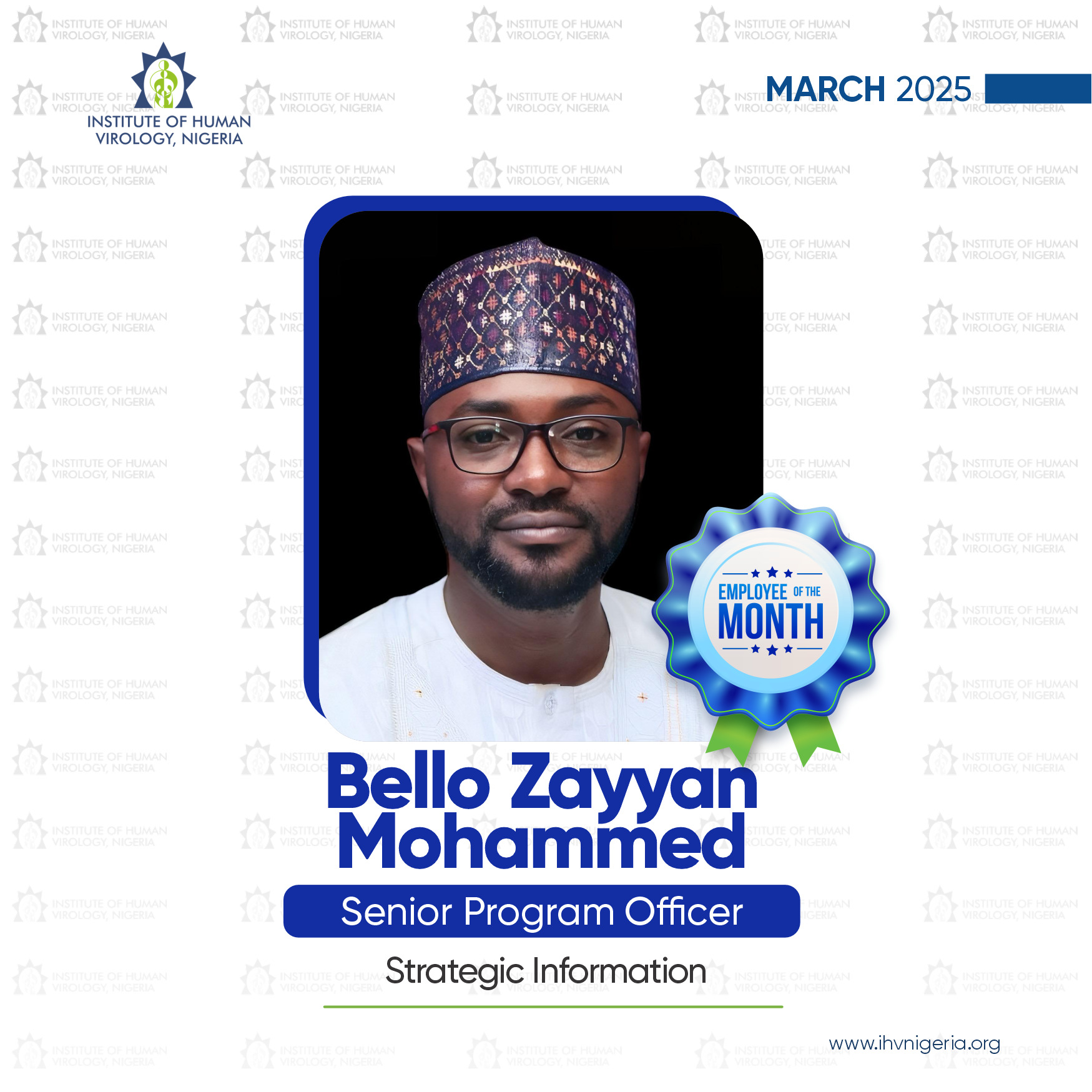 IHVN Celebrates March Employees of the Month - IHV NIGERIA.org