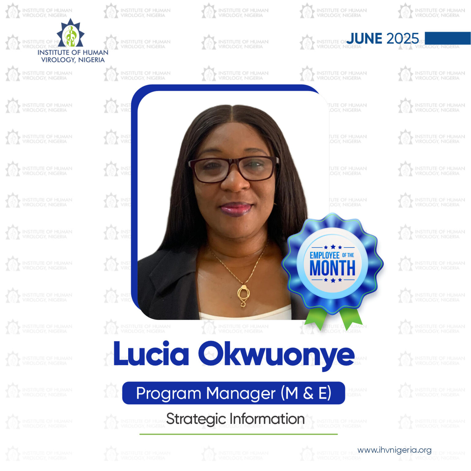 IHVN Celebrates June Employees of the Month - IHV NIGERIA.org