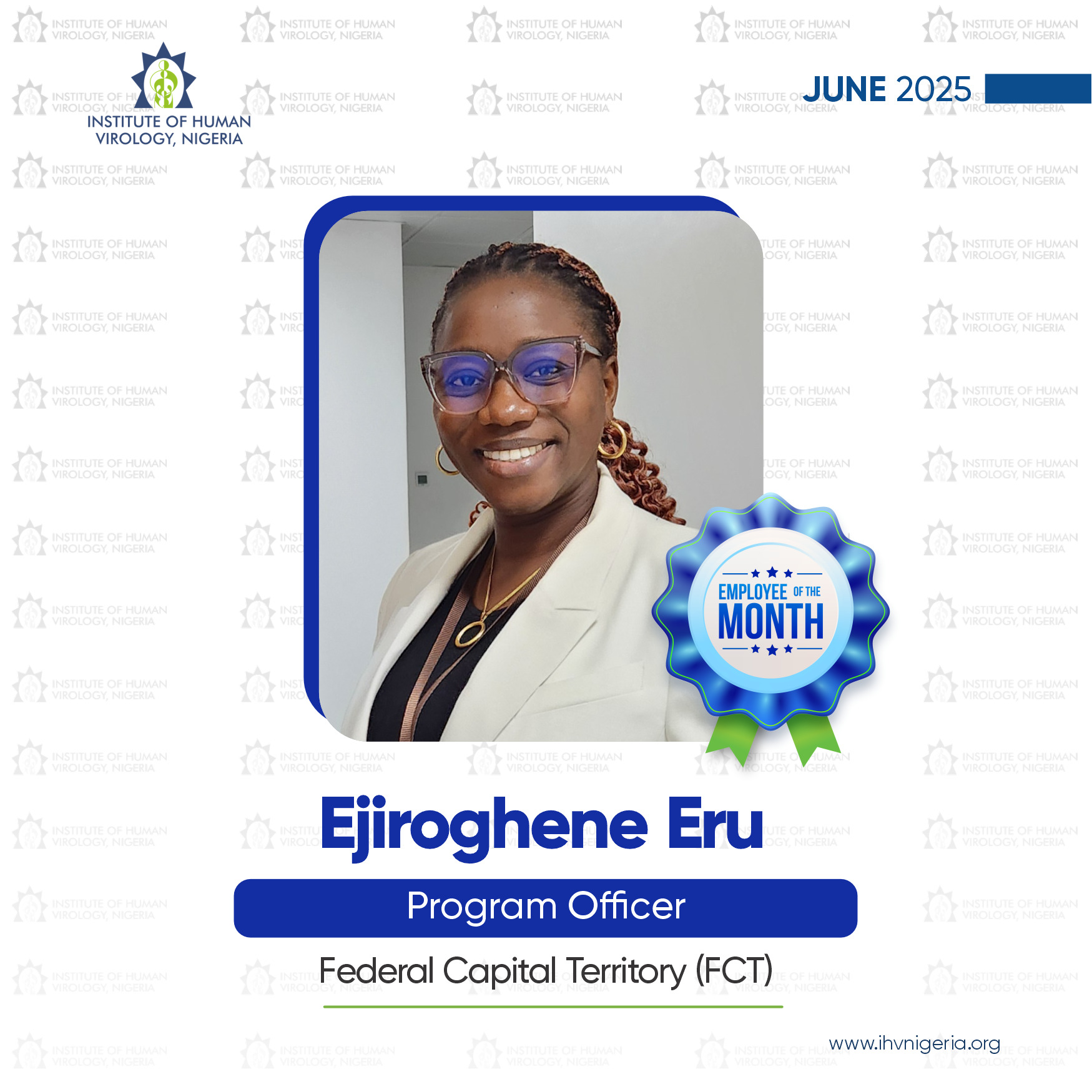 IHVN Celebrates June Employees of the Month - IHV NIGERIA.org
