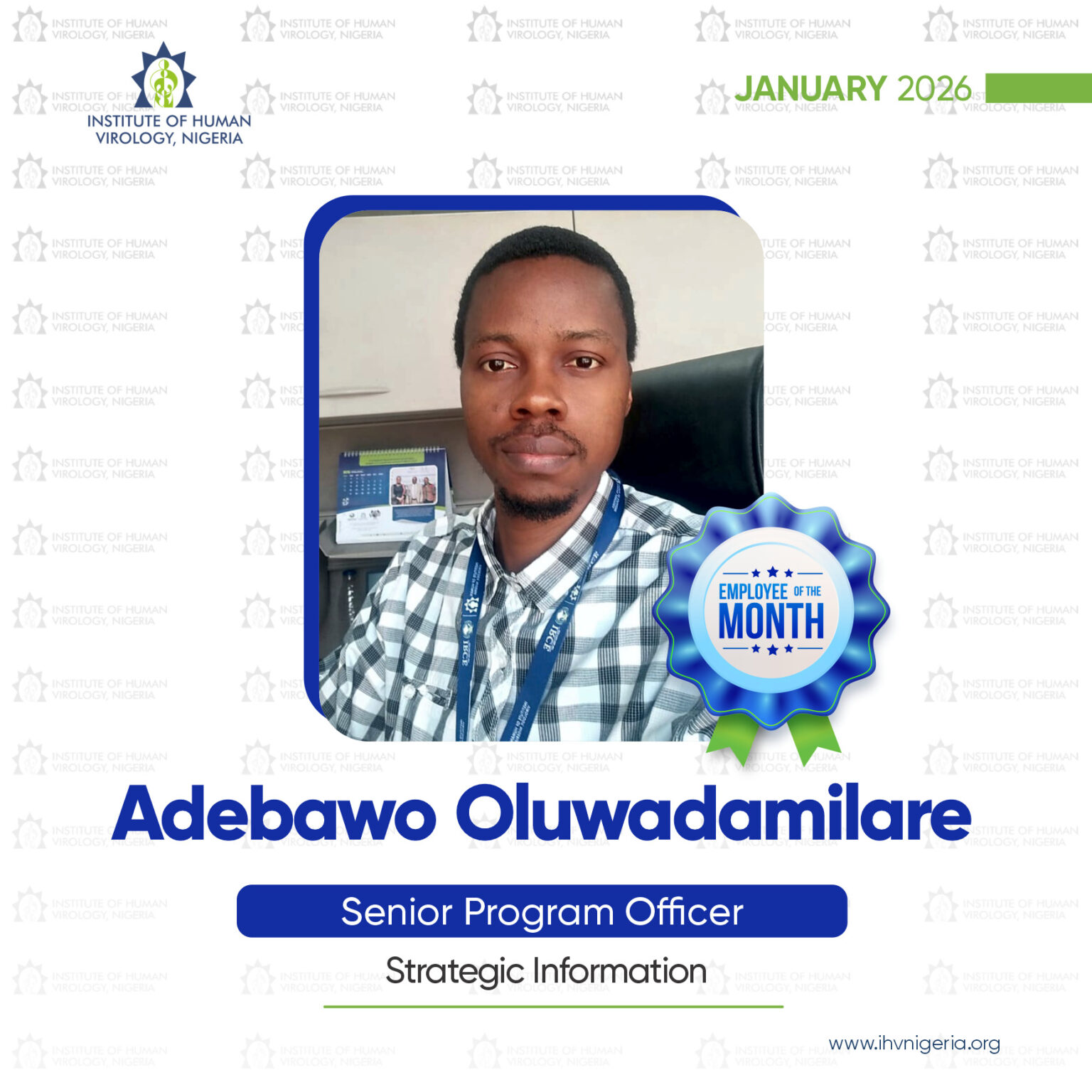 IHVN Celebrates January 2026 Employees of the Month - IHV NIGERIA.org